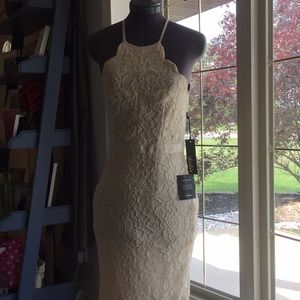 Casual wedding cream maxi dress